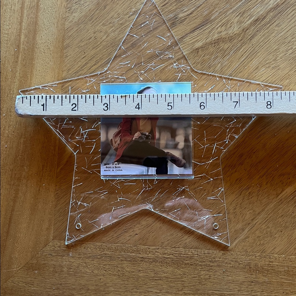 Star Acrylic Picture Frames Set of 4